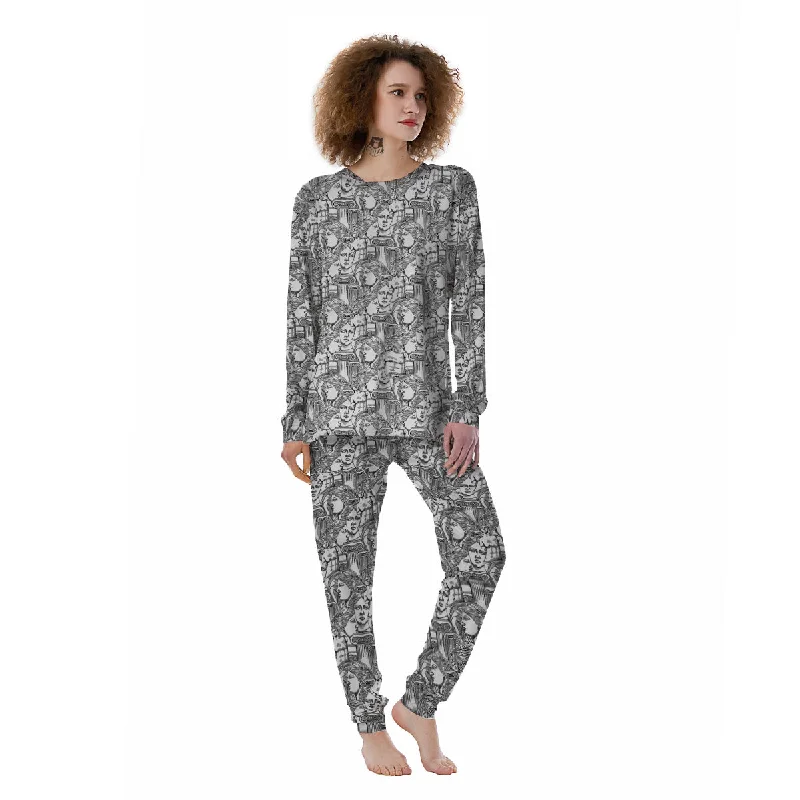 Venus Milos Print Pattern Women's Pajamas Three-piece pajama sets