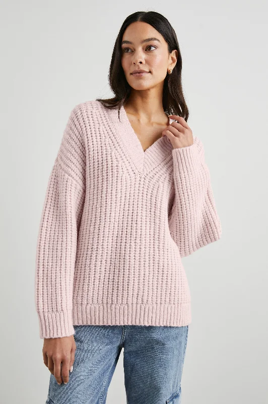 JODIE SWEATER - ROSEWATER Zip-up sweaters