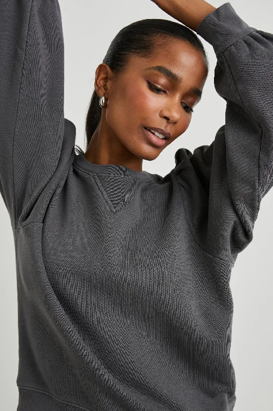 TIFFANY SWEATSHIRT - CHARCOAL Best sweaters for cozy nights