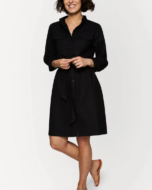 Jane Cotton / Linen Shirt Dress Women's mini dresses