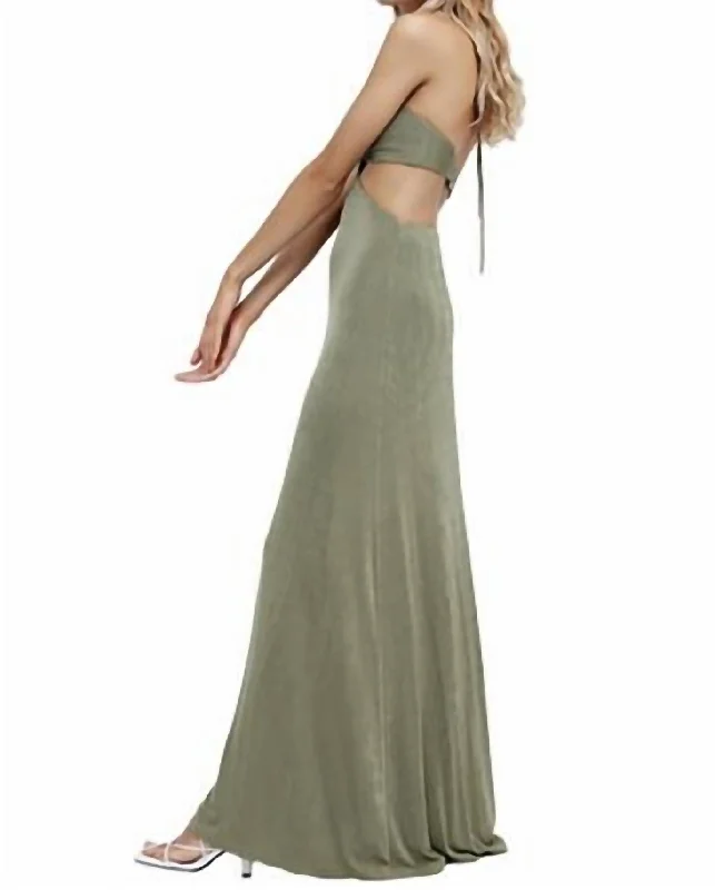 Ivy Maxi Dress in Khaki Versatile maxi dresses for all occasions