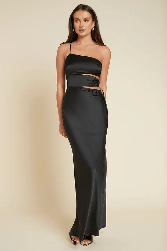 Sayer Maxi Dress - Black Elegant maxi dresses