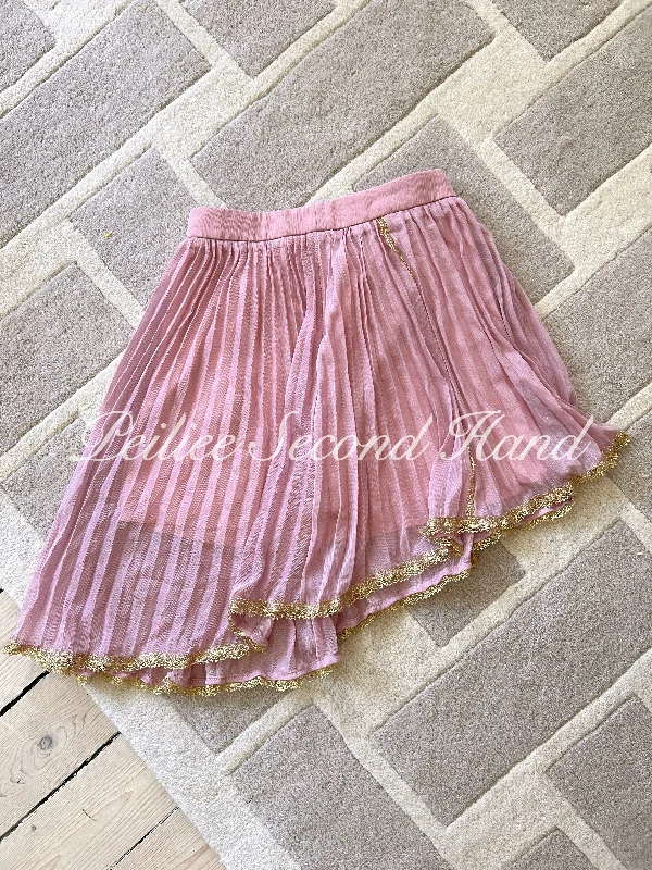 [Sweden Second Hand] Angelic Pink Mini Skirt Lace Detail Mini Skirt