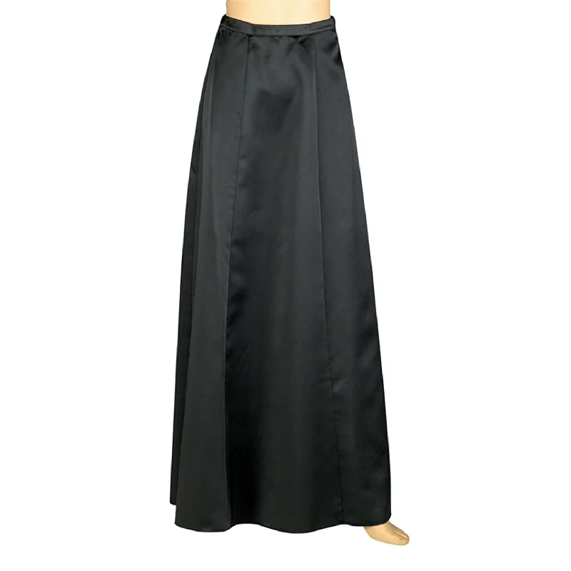 Tatum Skirt - Floor Length Satin Concert Leather unclassified skirts