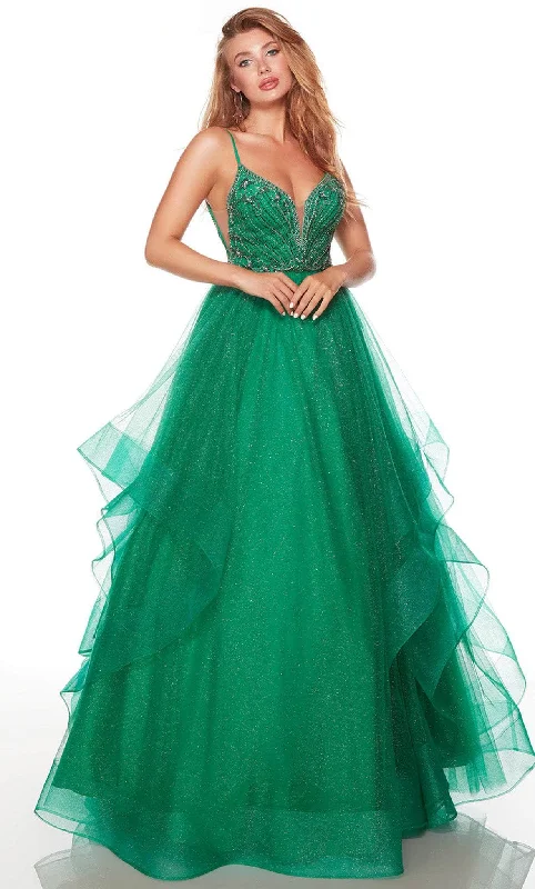 Alyce Paris 61326 - Beaded Bodice Prom Dress Short unclassified dresses