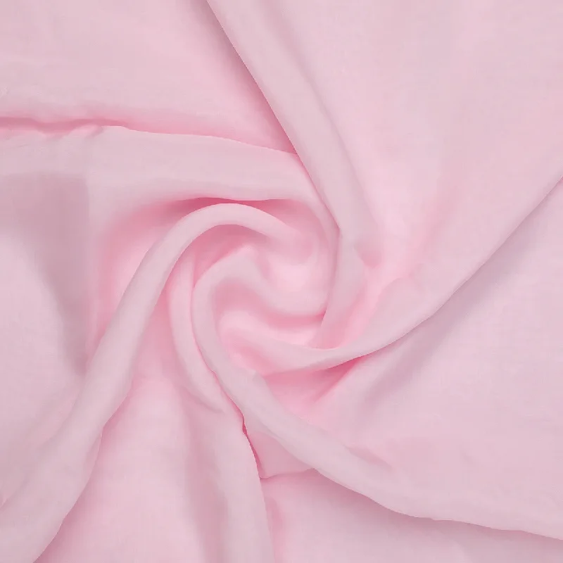 Baby Pink Plain Viscose Organza Fabric Gothic unclassified dresses