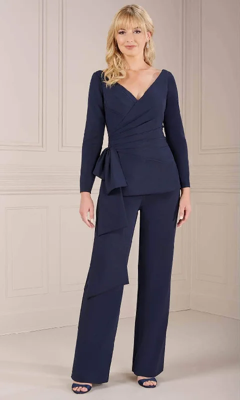 Christina Wu Elegance 17153 - Wrap Style Jumpsuit Holiday unclassified dresses