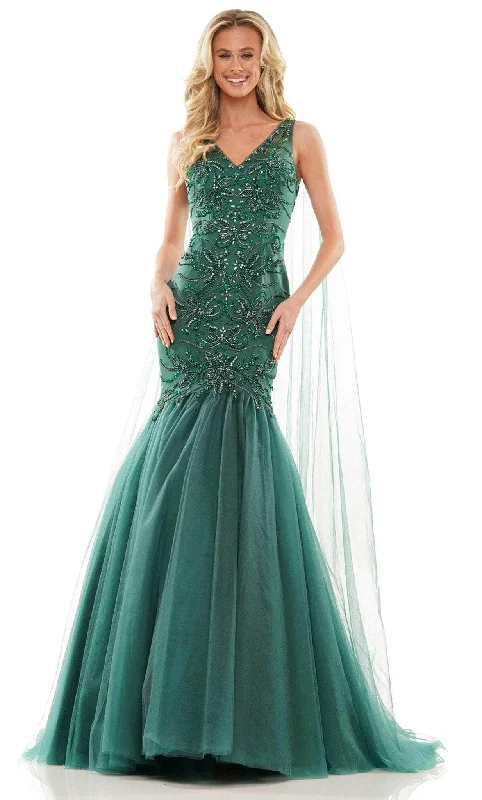 Colors Dress 2993 - Sleeveless Beaded Prom Dress Tulle unclassified dresses