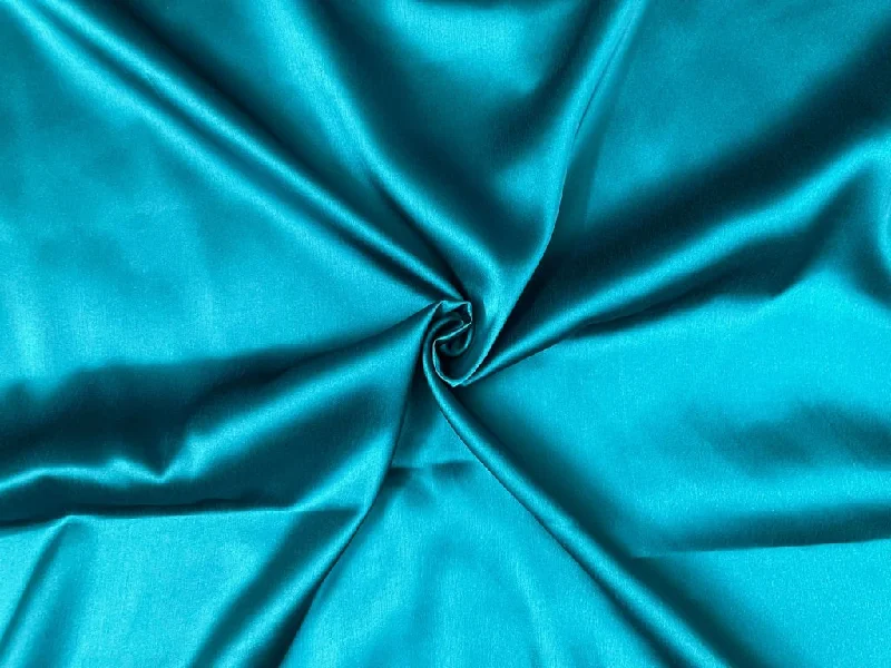 Deep Teal Plain Japan Satin Fabric Lightweight unclassified dresses