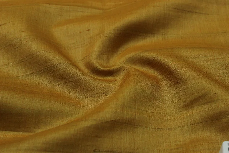 Deep Yellow Tussar Silk Fabric Travel unclassified dresses