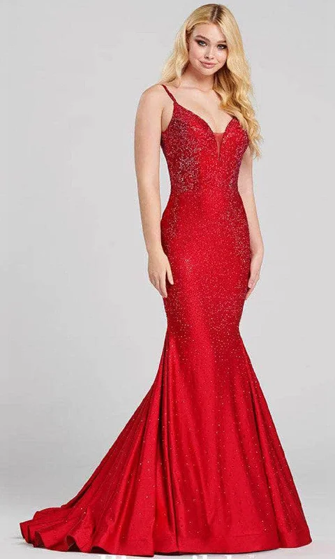 Ellie Wilde - Jeweled Mermaid Prom Dress EW120012 Lace unclassified dresses