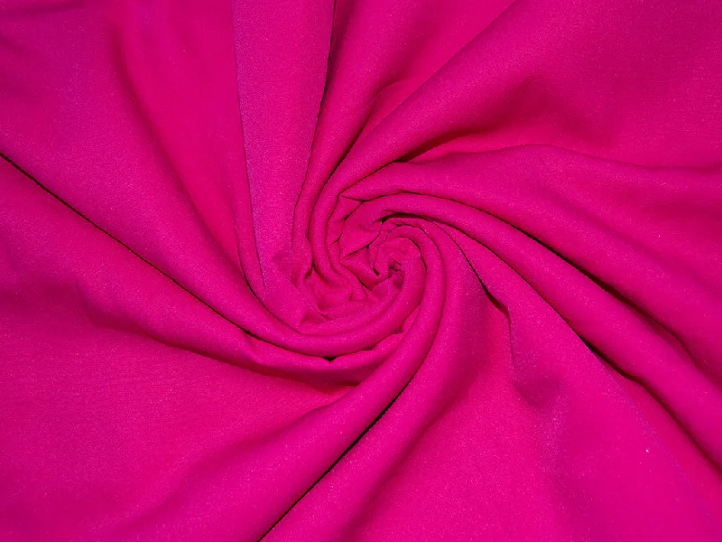 Fuschia Pink Crepe Satin Fabric Petite unclassified dresses