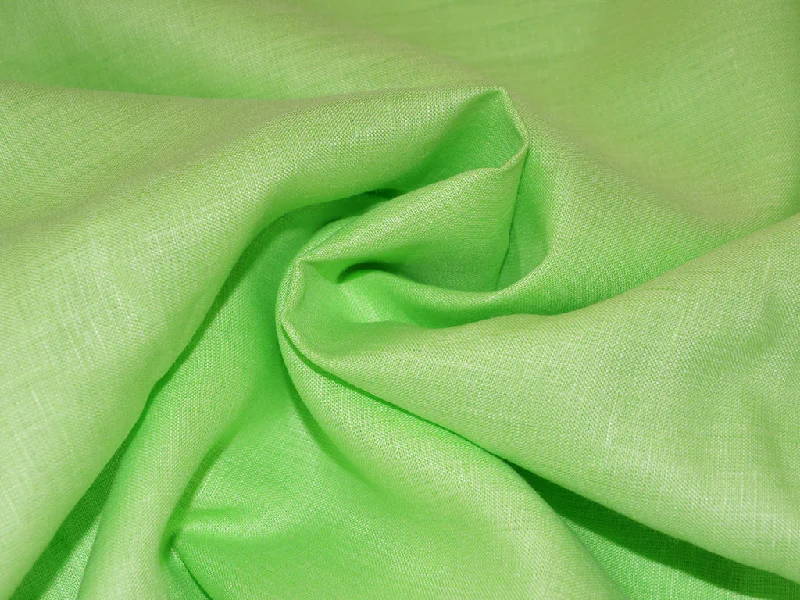 Spring Green Pure Linen Fabric - 60 Lea Floral unclassified dresses