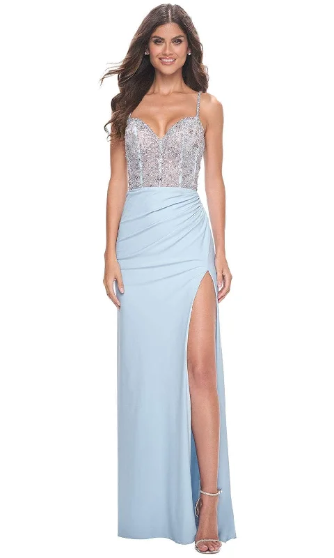 La Femme 32089 - Beaded Bodice Prom Dress Boho unclassified dresses