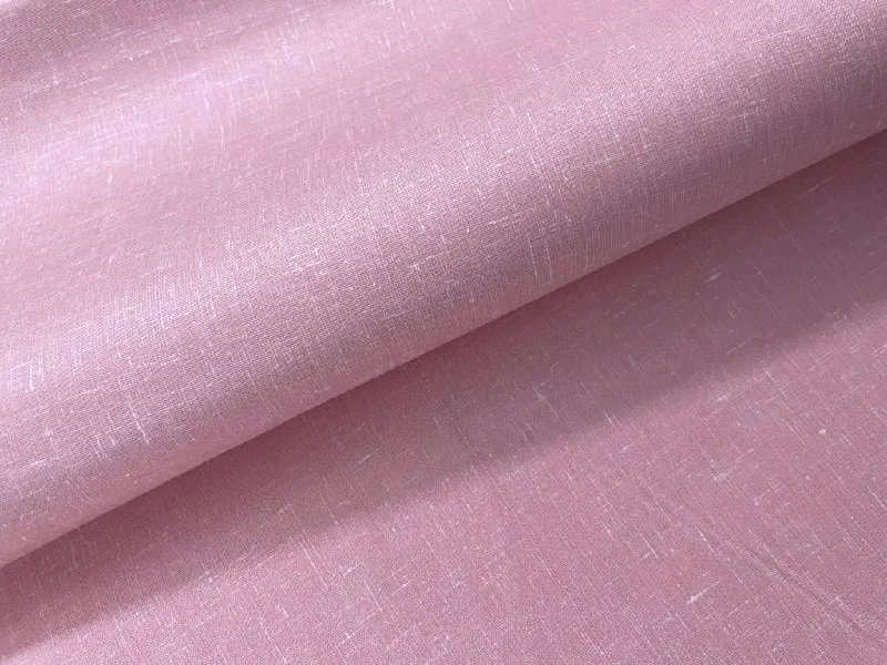 Light Pink Plain Cotton Linen Fabric Cotton unclassified dresses