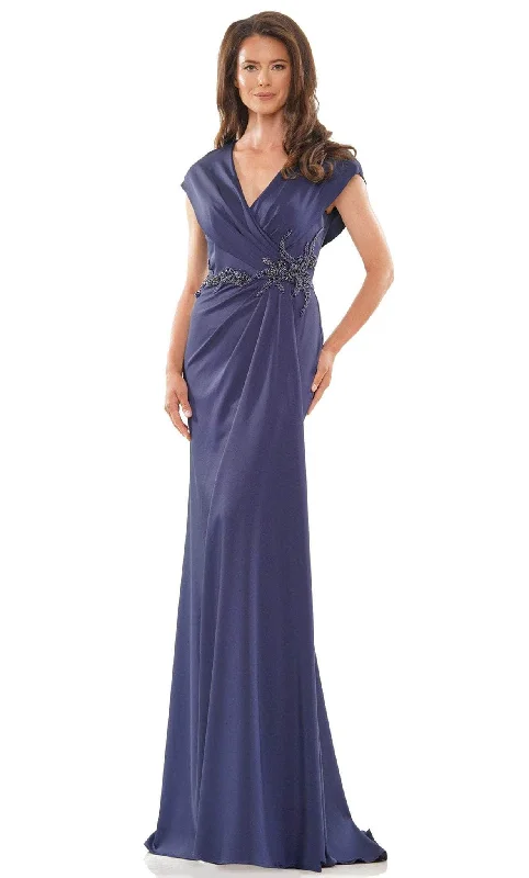 Marsoni by Colors MV1226 - V-Neck Cap Sleeve Mother of the Bride Dress Long unclassified dresses