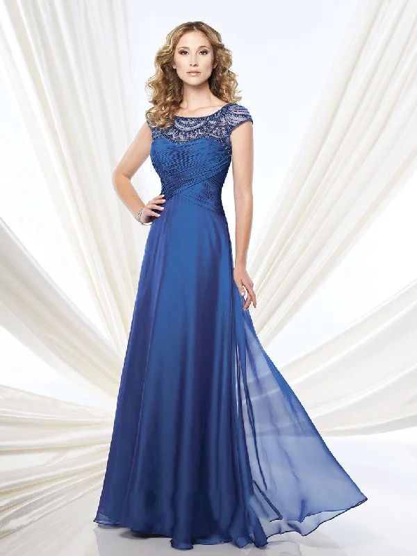 Mon Cheri Two Tone Chiffon A-line Dress 215908 High-end unclassified dresses