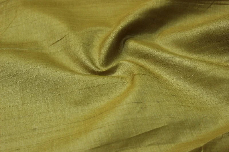 Mustard Tussar Silk Fabric Dark color unclassified dresses