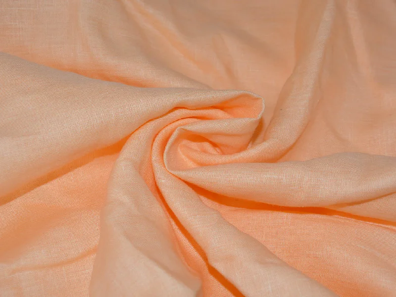 Peach Pure Linen Fabric - 60 Lea Pastel unclassified dresses