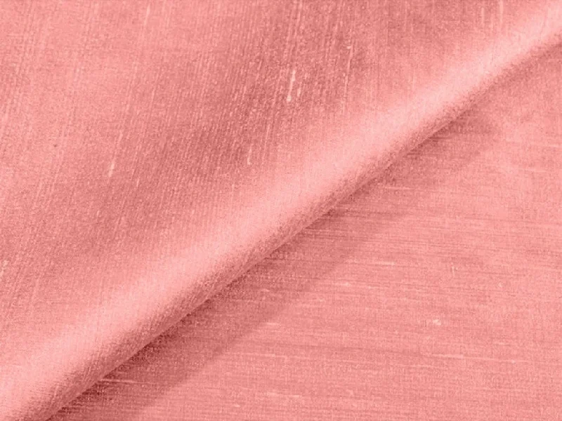 Peach Pink Plain Bangalore Raw Silk Fabric Tiered unclassified dresses