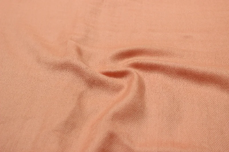 Peach Plain Wool Fabric Knitted unclassified dresses