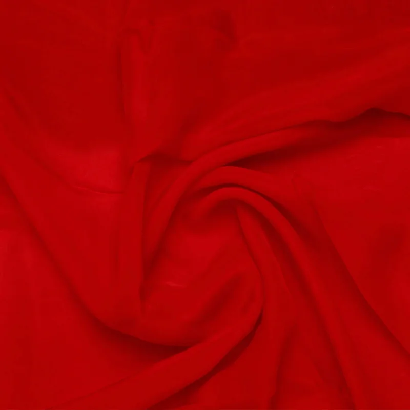 Red Plain Viscose Organza Fabric Boho unclassified dresses