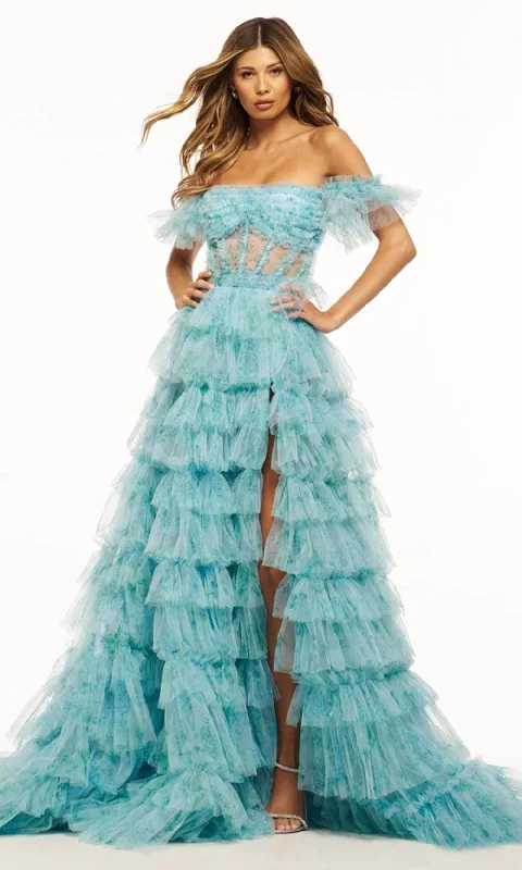 Sherri Hill 56074 - Corset Slit Prom Dress Unique unclassified dresses