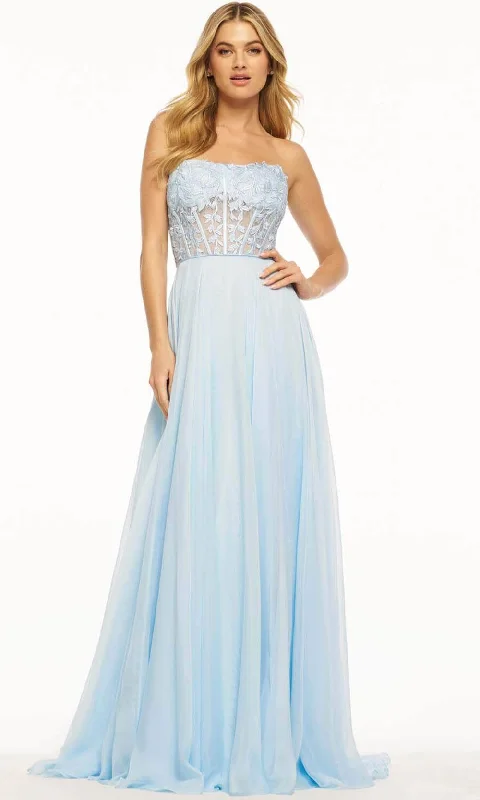 Sherri Hill 56088 - Leaf A-Line Prom Dress Neutral tone unclassified dresses