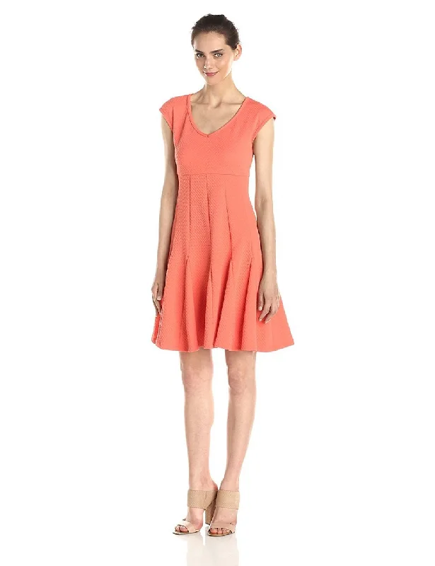 Taylor - V-Neck Jersey A-line Dress 5534M Breathable unclassified dresses