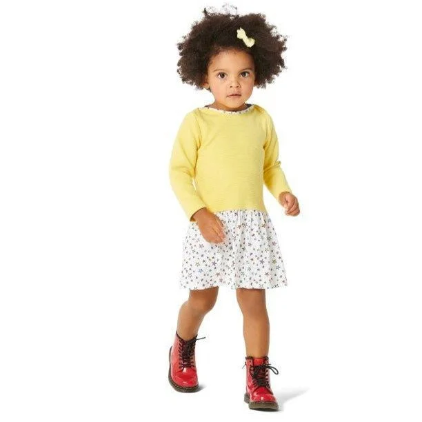 Burda Pattern 9296 Babies' Shirtdress Fashionable Shirt Dress